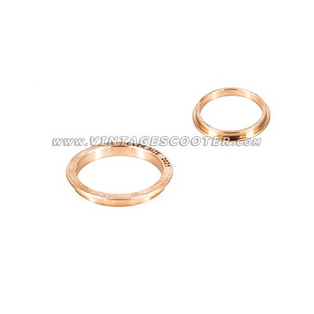 Bague bronze de rochet de kick DRT majorée Vespa ACMA 1950-58 / 150 GL / 150 GS